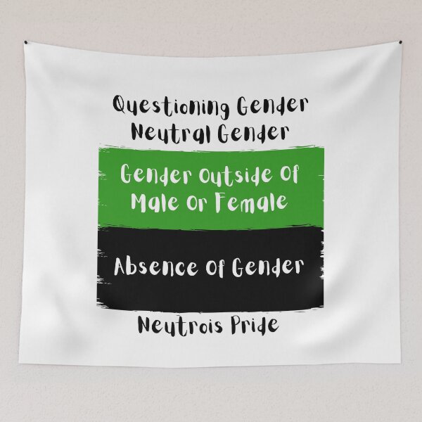 Item preview, Neutrois Pride Flag Meaning designed and sold by ZayZayDesigns.