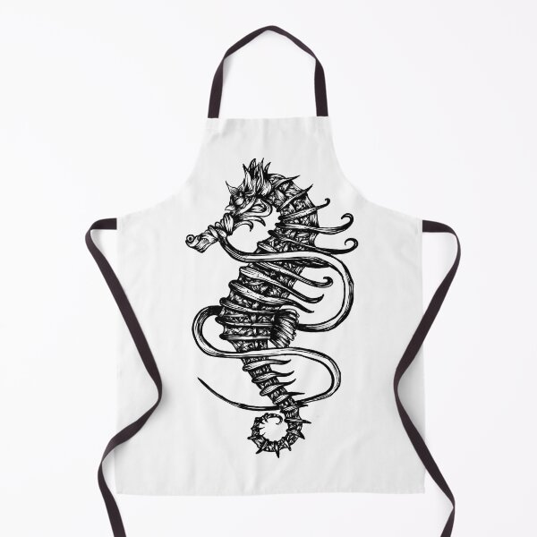 Item preview, Seahorse bw designed and sold by fakeface.