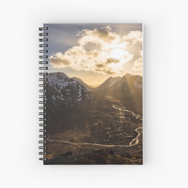 Light In The Valley Spiral Notebook