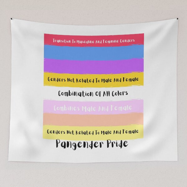 Item preview, Pangender Pride Flag Meaning designed and sold by ZayZayDesigns.