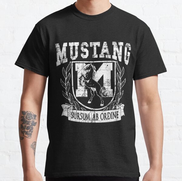 Navy Mustang T-Shirts for | Sale Redbubble