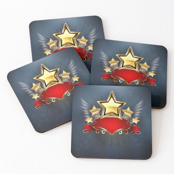 Item preview, Stars with Red Ribbon designed and sold by Blackmoon9.