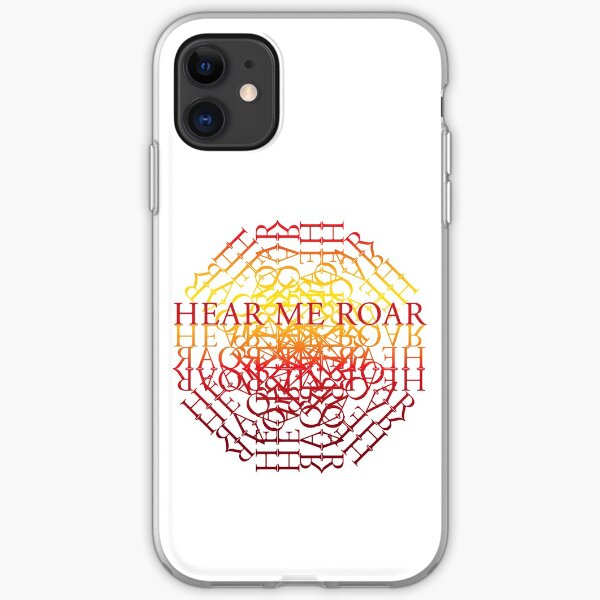 Lion Hear Me Roar iPhone Soft Case