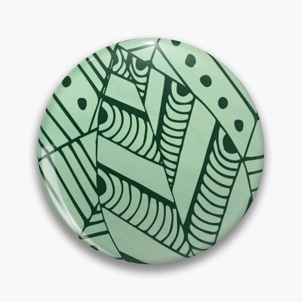 Item preview, Hand drawn leafs minimal mint green pattern designed and sold by baligaia.