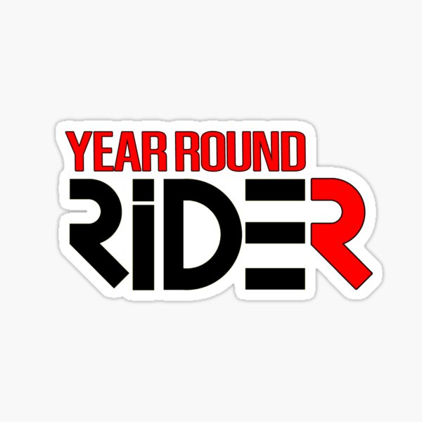 Year Round Rider Sticker