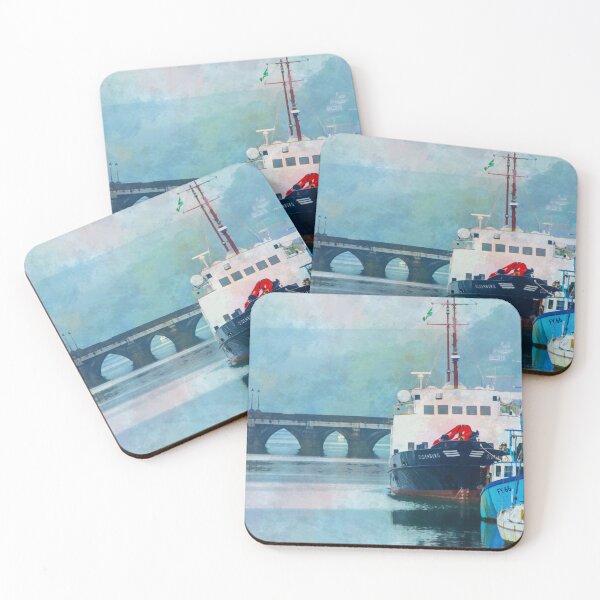 Item preview, Bideford Long Bridge and Boats designed and sold by kevgreen.