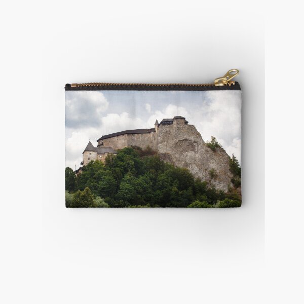 Item preview, View on Orava Castle on a high rock above Orava river in the village of Oravsky Podzamok in Slovakia  designed and sold by dariazu.