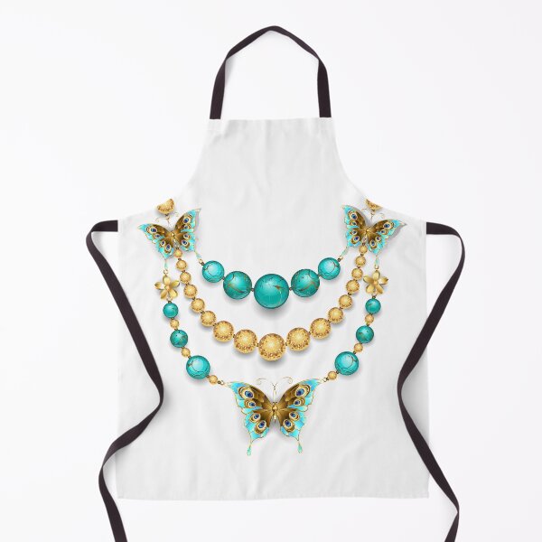 Item preview, Necklace with Turquoise Butterflies designed and sold by Blackmoon9.