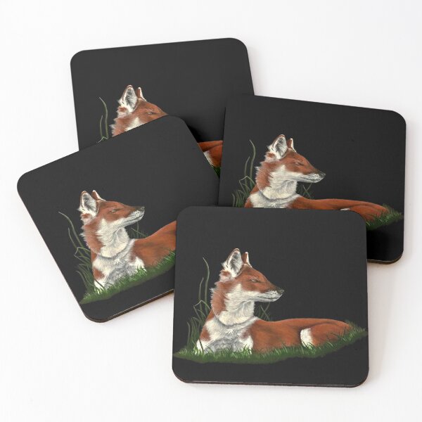 Item preview, Dhole- Asian wild dog  designed and sold by kc-art.