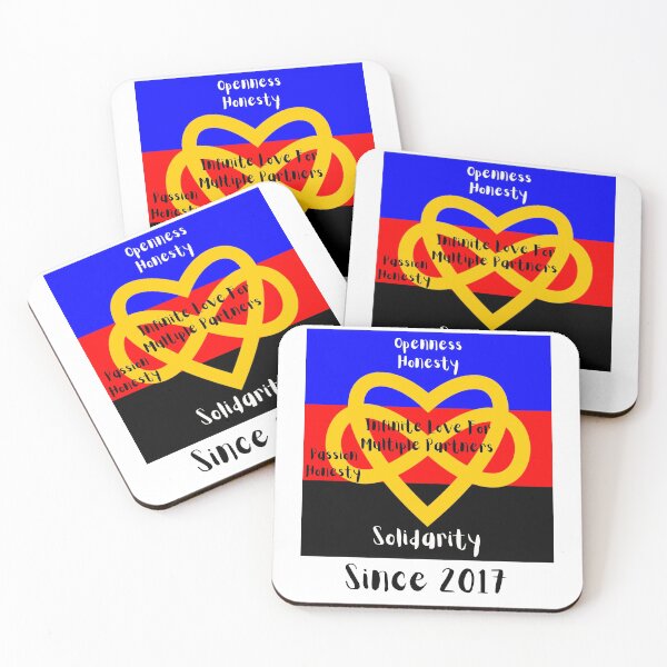 Item preview, Redesigned Polyamorous Pride Flag Meaning designed and sold by ZayZayDesigns.