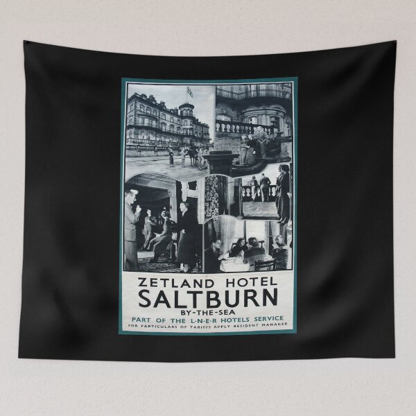 Item preview, Railway Poster Saltburn designed and sold by stickart-marek.