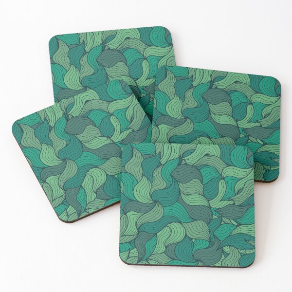 Item preview, Minimal abstract leafs pattern designed and sold by baligaia.