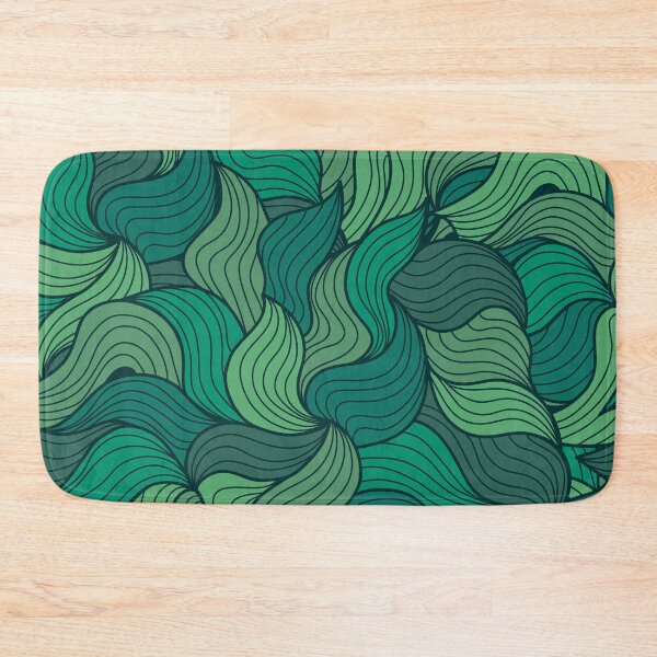 Item preview, Minimal abstract leafs pattern designed and sold by baligaia.