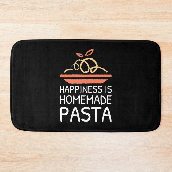 Item preview, Cute Plate Homemade Pasta Happiness Saying designed and sold by Telle Garcia.