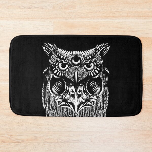 Item preview, Owl black bkg designed and sold by fakeface.