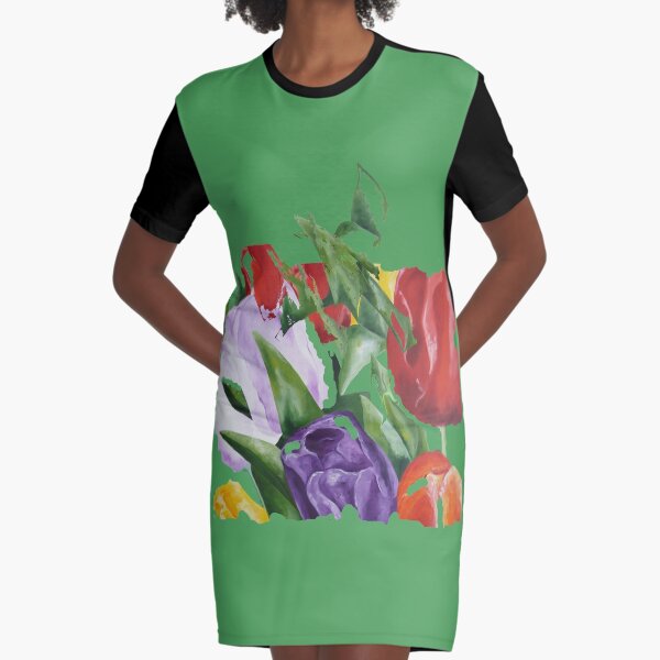 Tulpen van Nederland. Graphic T-Shirt Dress