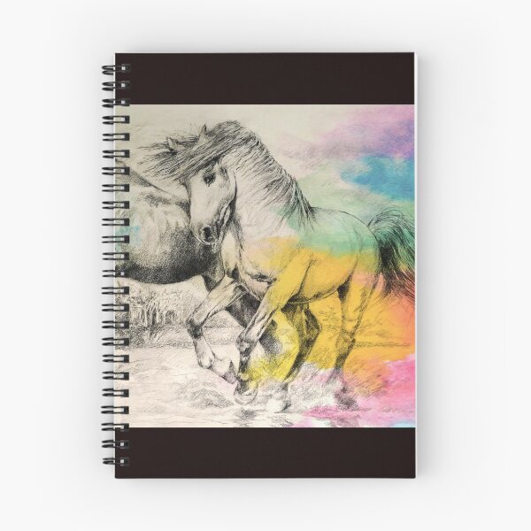 Item preview, Colour Flood Horses designed and sold by HelenBeverley.
