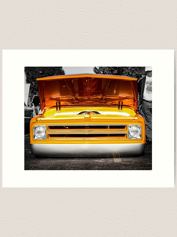 Thumbnail 2 of 3, Art Print, Orange Truck designed and sold by littleoldhag.