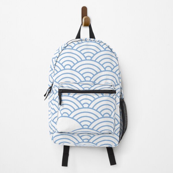 Item preview, Minimal blue ocean waves pattern designed and sold by baligaia.