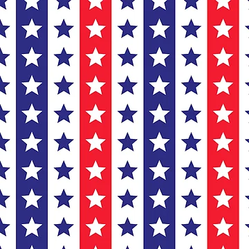 Artwork thumbnail, American Stars Pattern by Raju Nandaniya