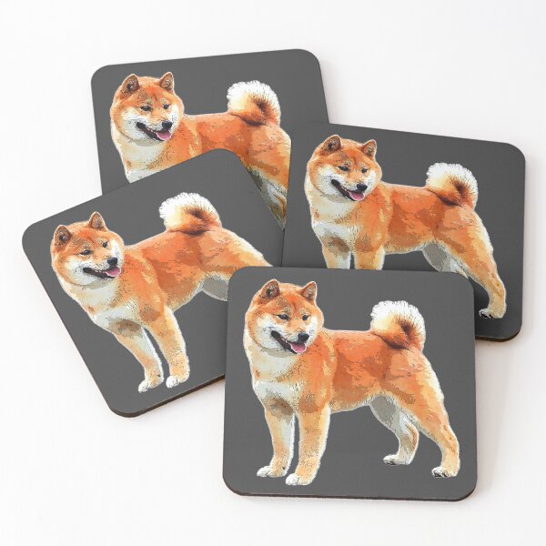 Item preview, Shiba Inu Dog Art designed and sold by ElegantCat.