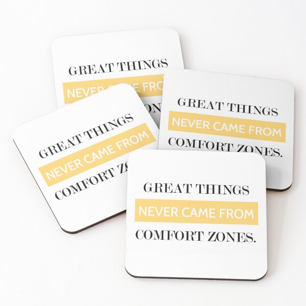 Item preview, Great Things Never Came From Comfort Zones. designed and sold by dressywayoflife.