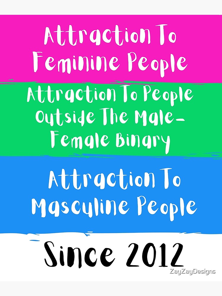 "Polysexual Pride Flag Meaning" Poster for Sale by ZayZayDesigns