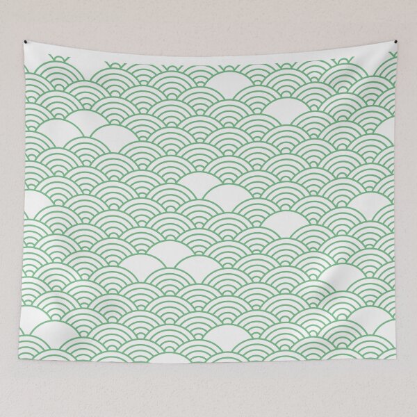 Item preview, Minimal mint green forest pattern designed and sold by baligaia.