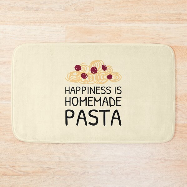Item preview, Spaghetti Doodle Homemade Pasta Happiness Quote designed and sold by Telle Garcia.