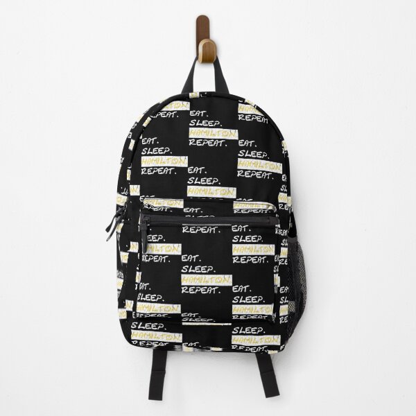 Eat Sleep Hamilton Repeat - Founding Father Design Backpack
