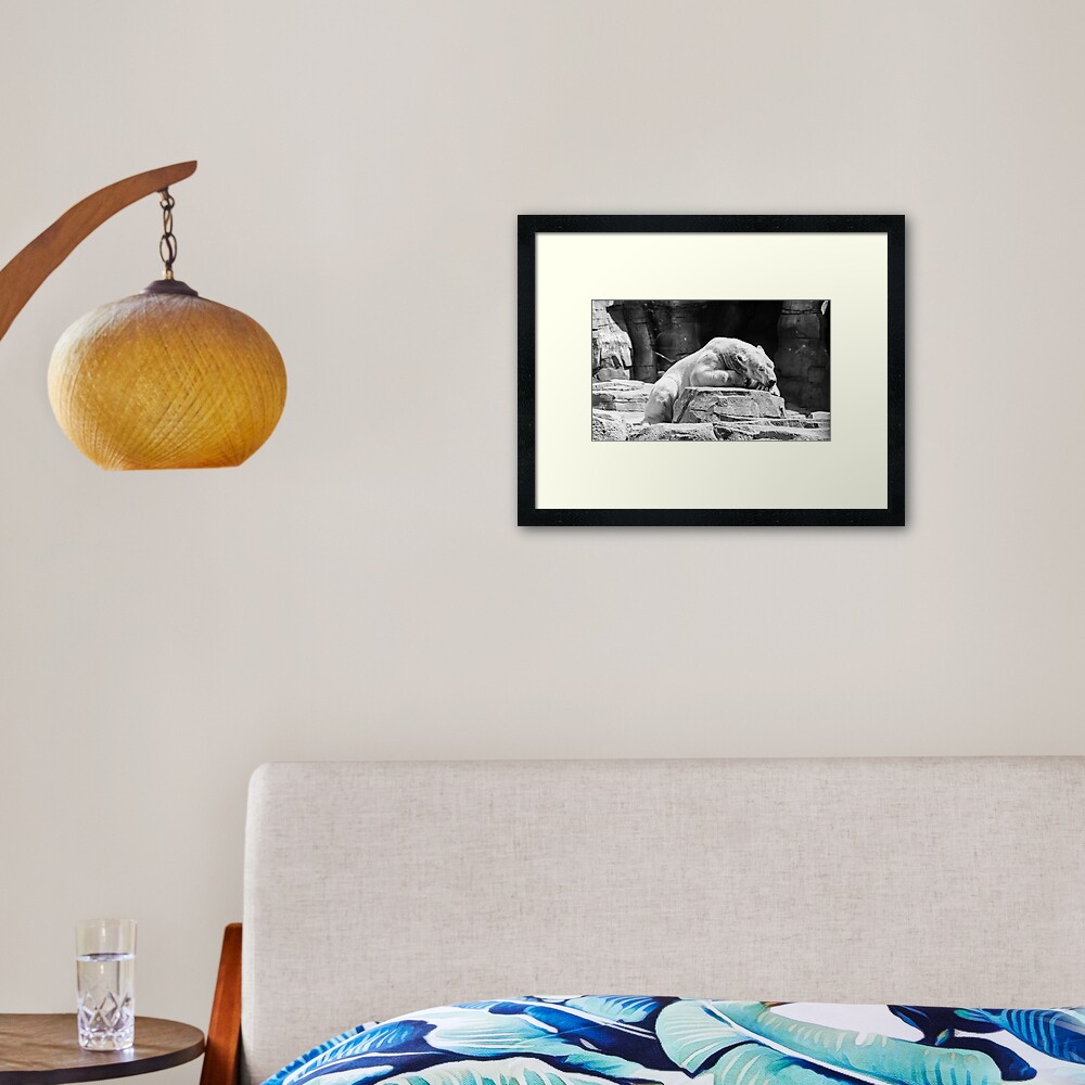 Item preview, Framed Art Print designed and sold by littleoldhag.