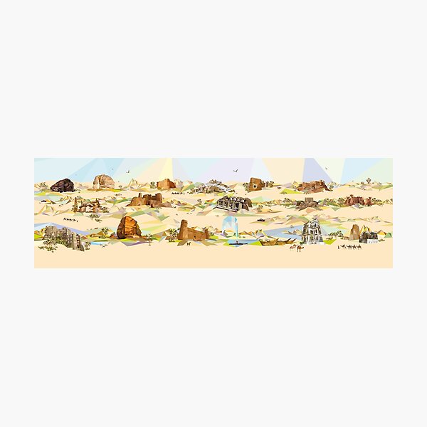 Artikelvorschau, saudische Tourismusstätten entworfen und verkauft von jedyalaisa.