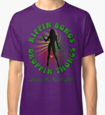 Rippin Bongs-1 (solid) Classic T-Shirt