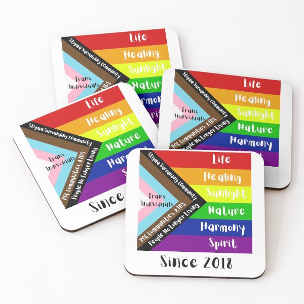 Item preview, Progress Pride Flag Meaning designed and sold by ZayZayDesigns.