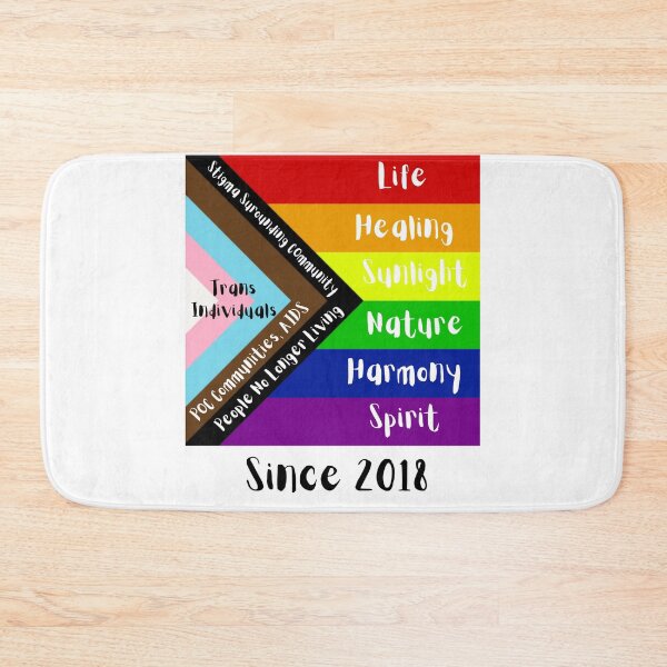 Item preview, Progress Pride Flag Meaning designed and sold by ZayZayDesigns.