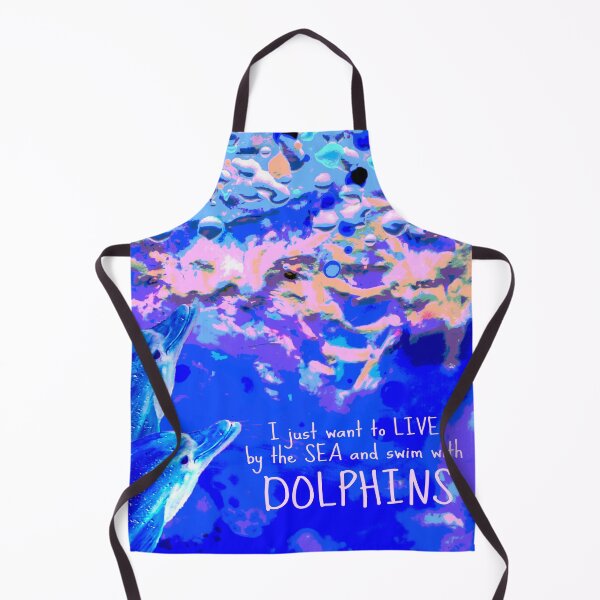 Item preview, I Just Want to Live by the Sea and Swim with Dolphins designed and sold by Heatherian.