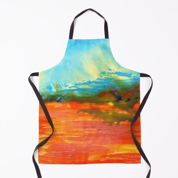 Item preview, Red Desert Encaustic Landscape Painting designed and sold by Heatherian.