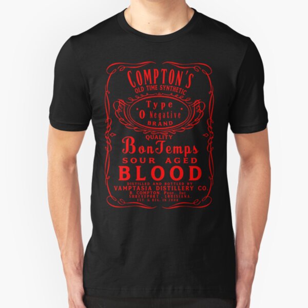 Compton's Old Time O Negative Slim Fit T-Shirt