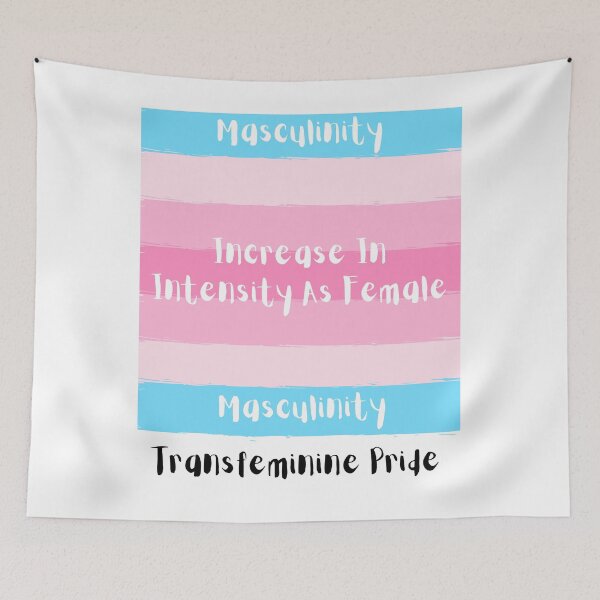 Item preview, Transfeminine Pride Flag Meaning designed and sold by ZayZayDesigns.