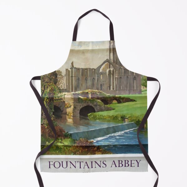 Item preview, Railway Poster Fountains Abbey designed and sold by stickart-marek.