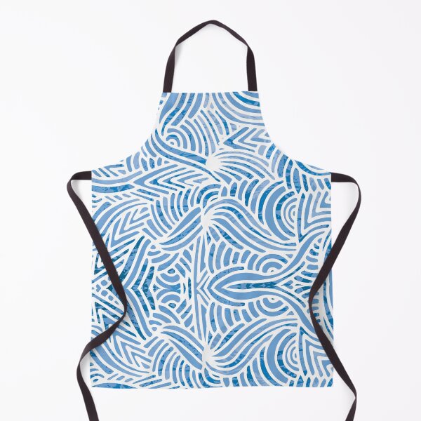 Item preview, Asbtract watercolor blue ocean pattern designed and sold by baligaia.