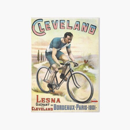 Item preview, Vintage poster - Cleveland bike - Bicycle poster designed and sold by DejaVuStudio.