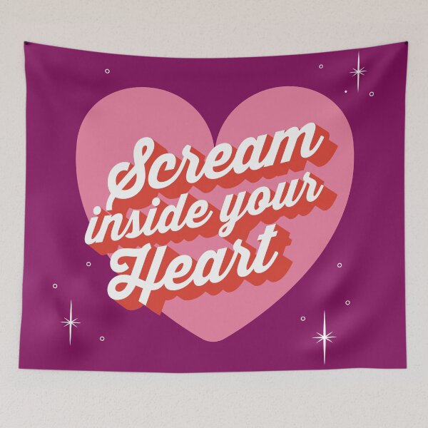 Item preview, Scream Inside Your Heart designed and sold by FaizalPeyjal.