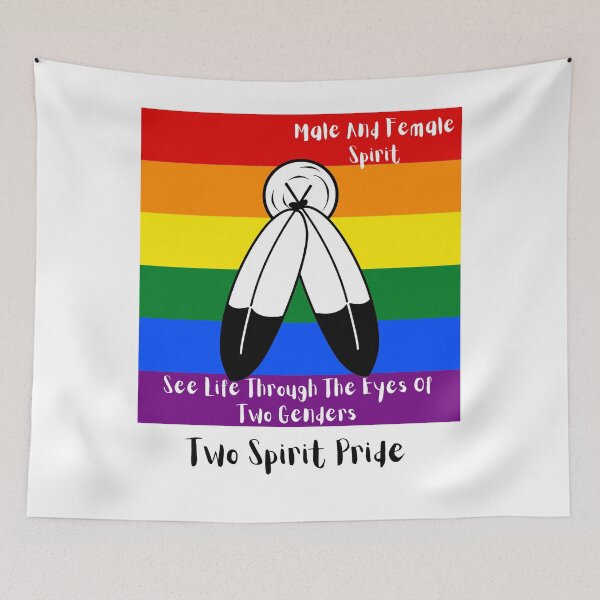 Item preview, Two Spirit Pride Flag Meaning designed and sold by ZayZayDesigns.