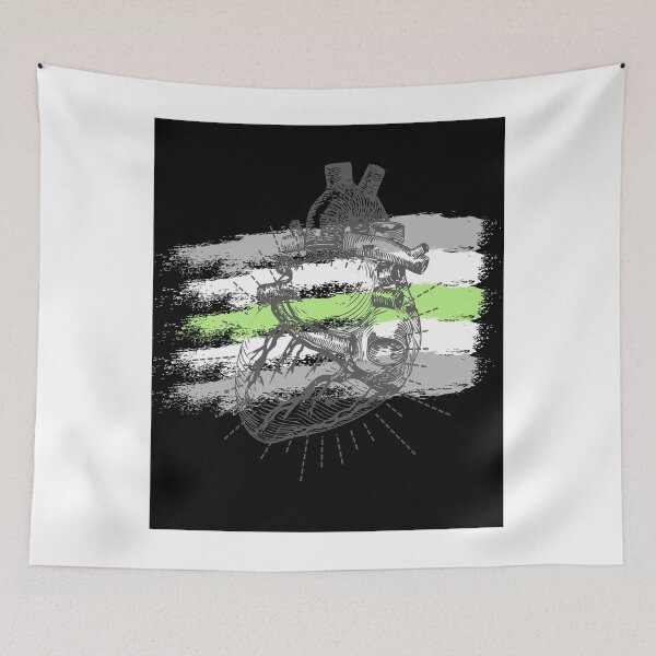 Item preview, Agender Pride Heart designed and sold by ZayZayDesigns.