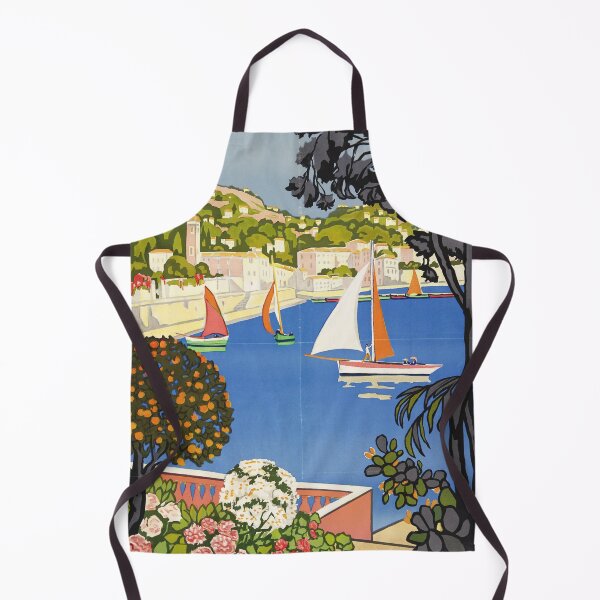Item preview, Vintage poster - Cote D Azur - French travel poster designed and sold by DejaVuStudio.