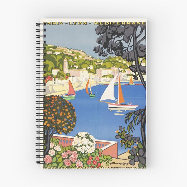 Item preview, Vintage poster - Cote D Azur - French travel poster designed and sold by DejaVuStudio.