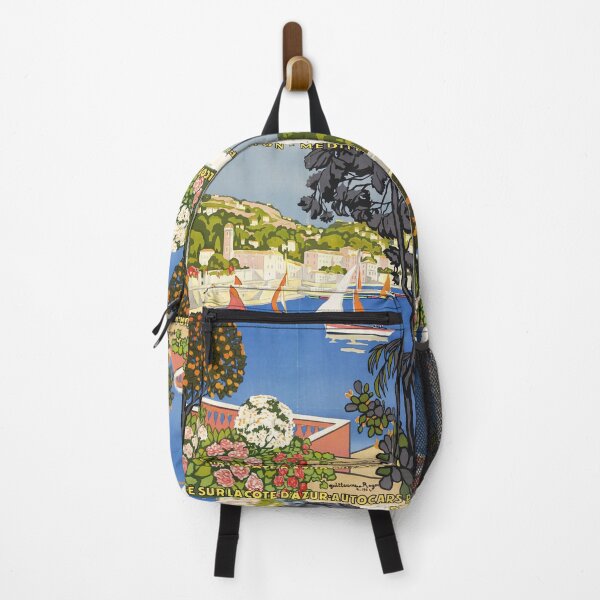 Item preview, Vintage poster - Cote D Azur - French travel poster designed and sold by DejaVuStudio.