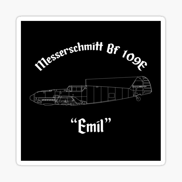 Messerschmitt Bf 109E Sticker