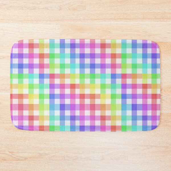 Item preview, White Rainbow Plaid designed and sold by cherubi19.